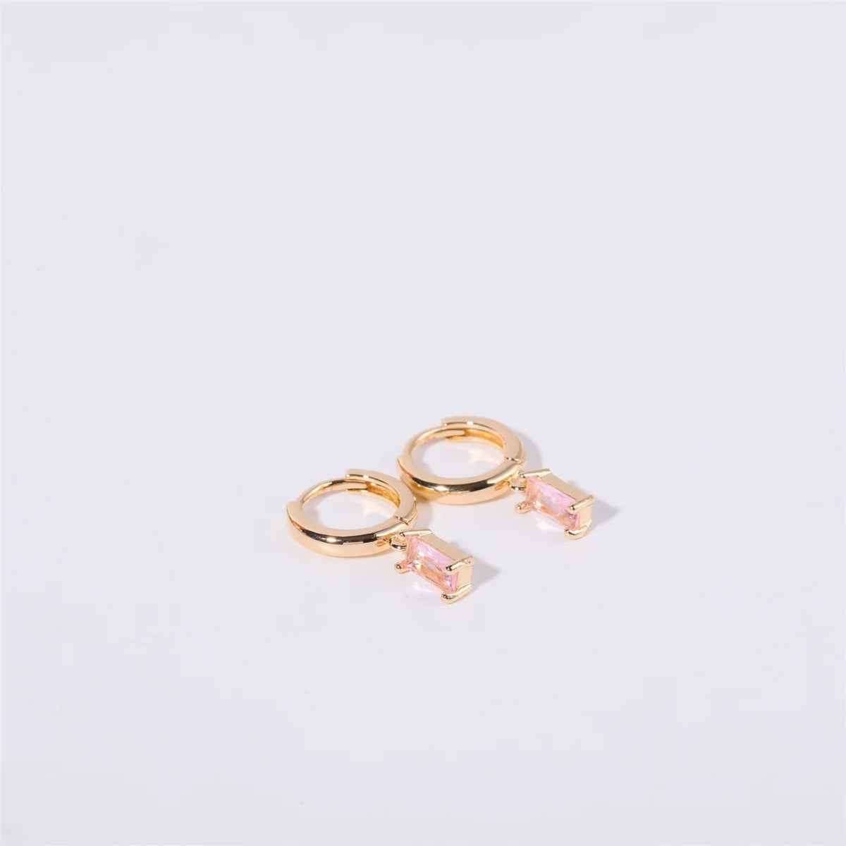 Aria Birthstone Huggies Earrings