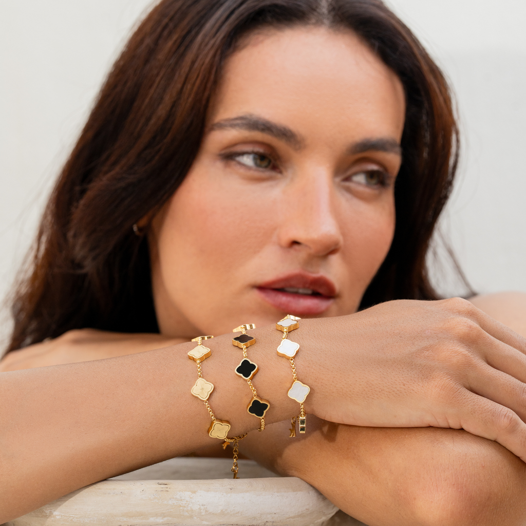Celine Clover Bracelet - Green