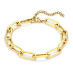 Tulum Chunky Paperclip Bracelet